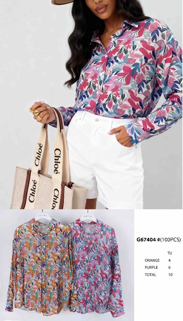 Koszule damska (Francja produkt) Roz Standard, Mix Kolor .Paczka 10 szt 1